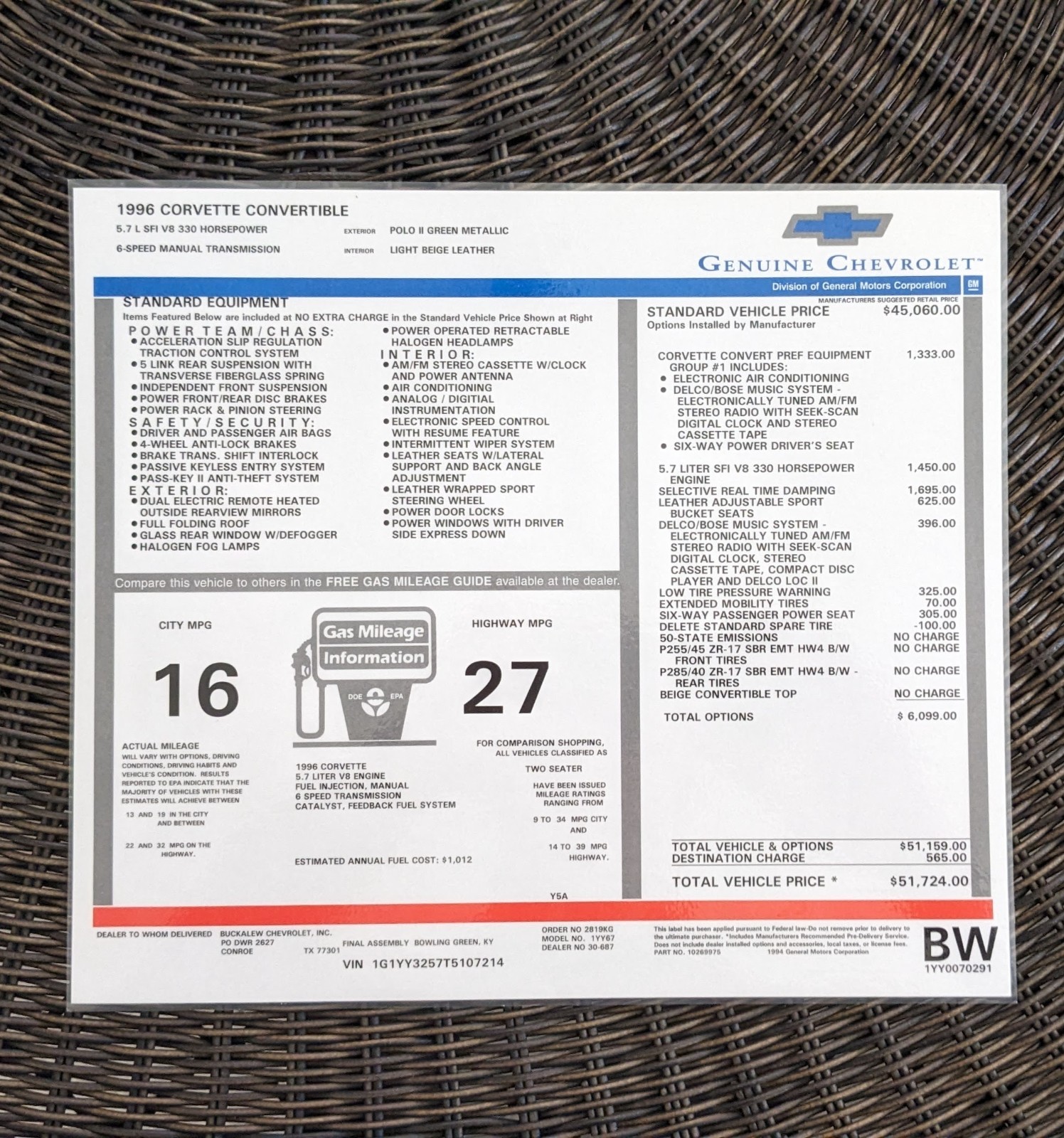 Chevrolet-Corvette-1996-Convertible-1