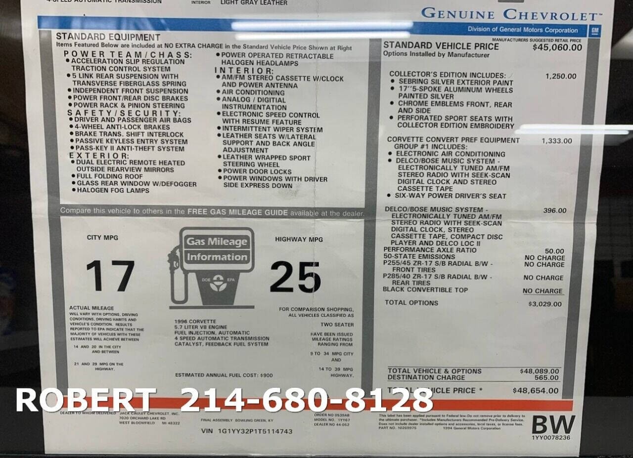 Chevrolet-Corvette-1996-Convertible-11