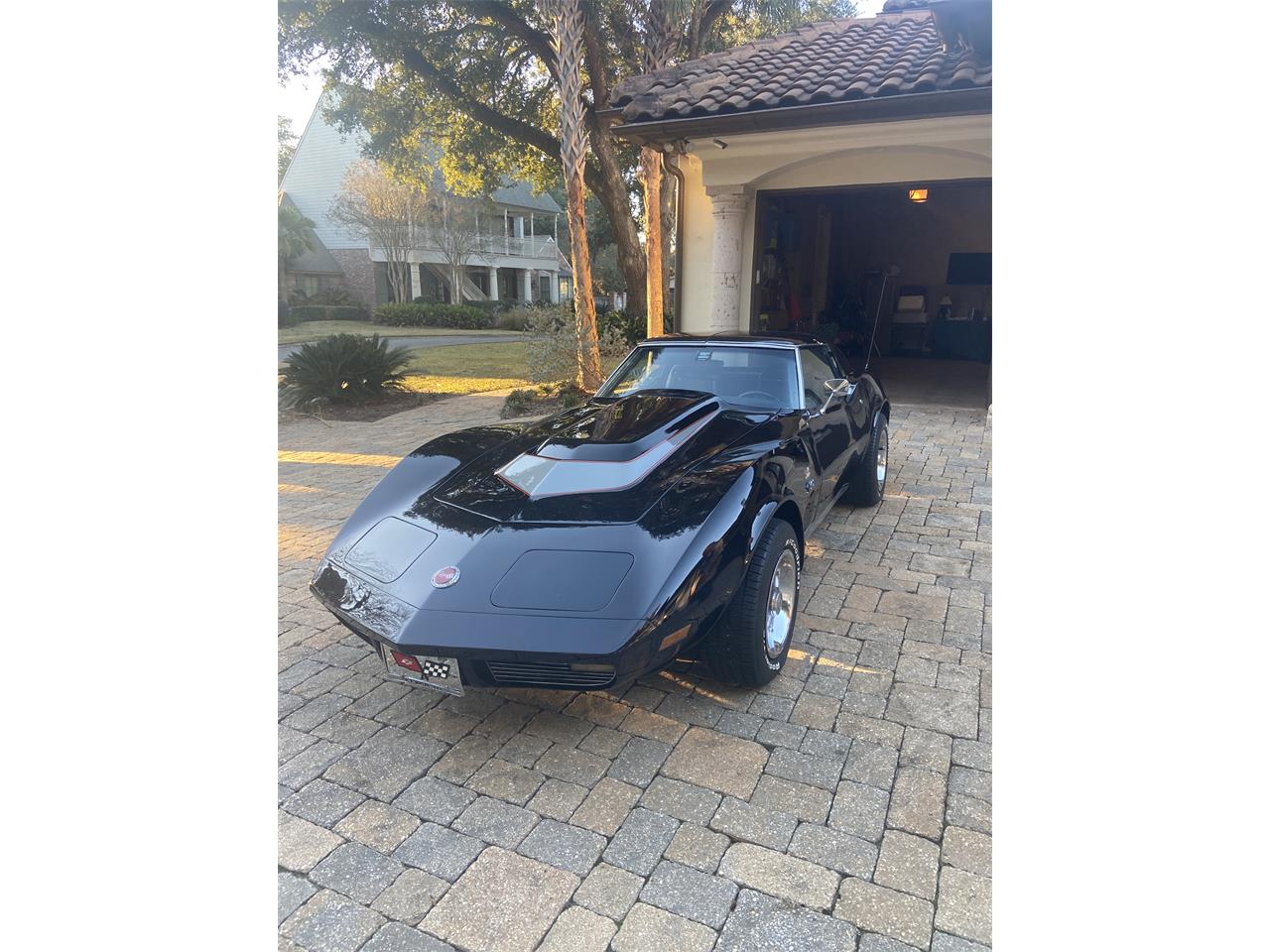 Chevrolet-Corvette-stingray-1973-Black-Black-Leather