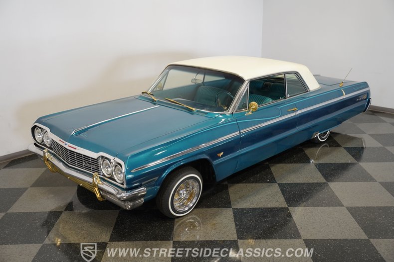 Chevrolet-Impala-1964-Teal-Green-metallic-Green-1