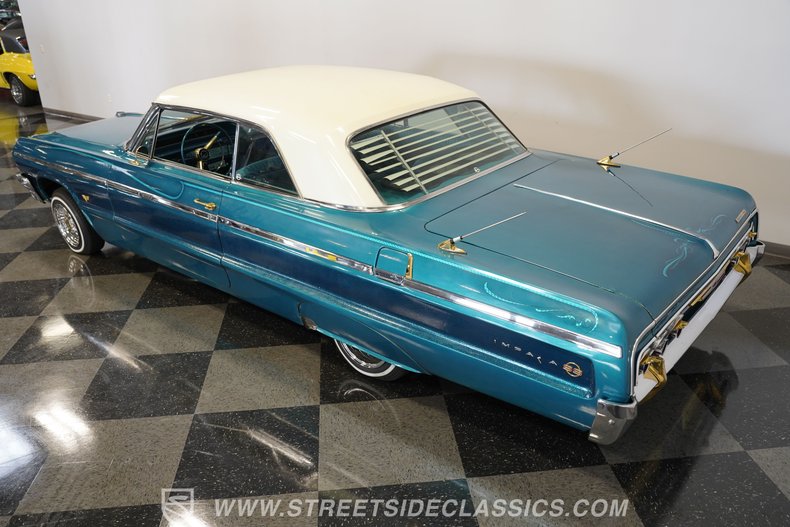 Chevrolet-Impala-1964-Teal-Green-metallic-Green-10