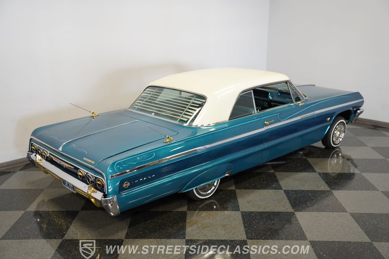 Chevrolet-Impala-1964-Teal-Green-metallic-Green-13