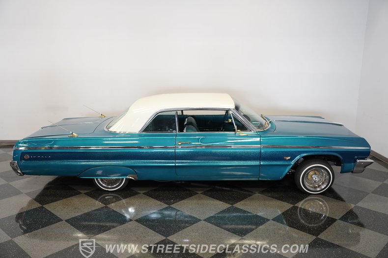 Chevrolet-Impala-1964-Teal-Green-metallic-Green-14
