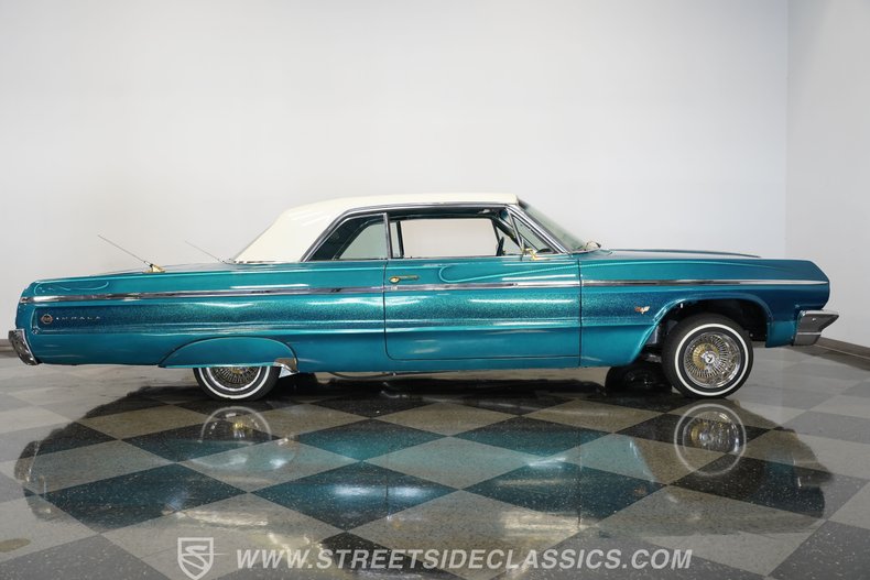 Chevrolet-Impala-1964-Teal-Green-metallic-Green-15