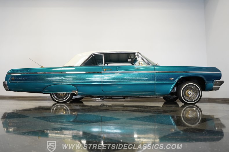 Chevrolet-Impala-1964-Teal-Green-metallic-Green-16