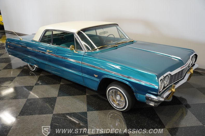 Chevrolet-Impala-1964-Teal-Green-metallic-Green-19