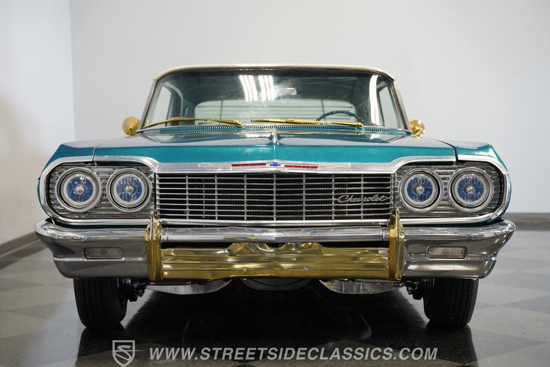 Chevrolet-Impala-1964-Teal-Green-metallic-Green-20