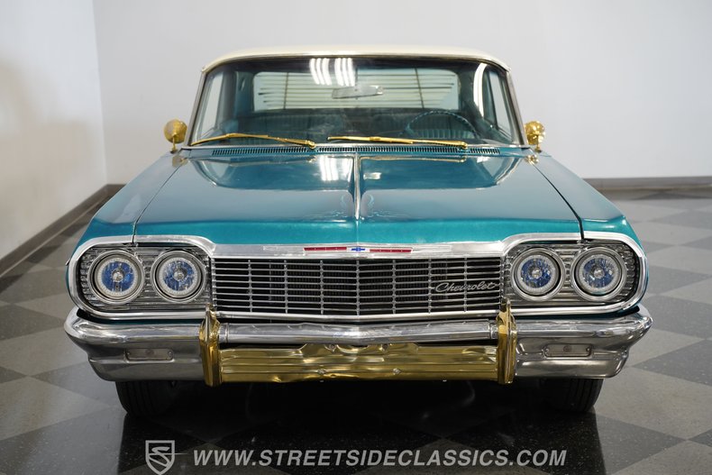 Chevrolet-Impala-1964-Teal-Green-metallic-Green-21