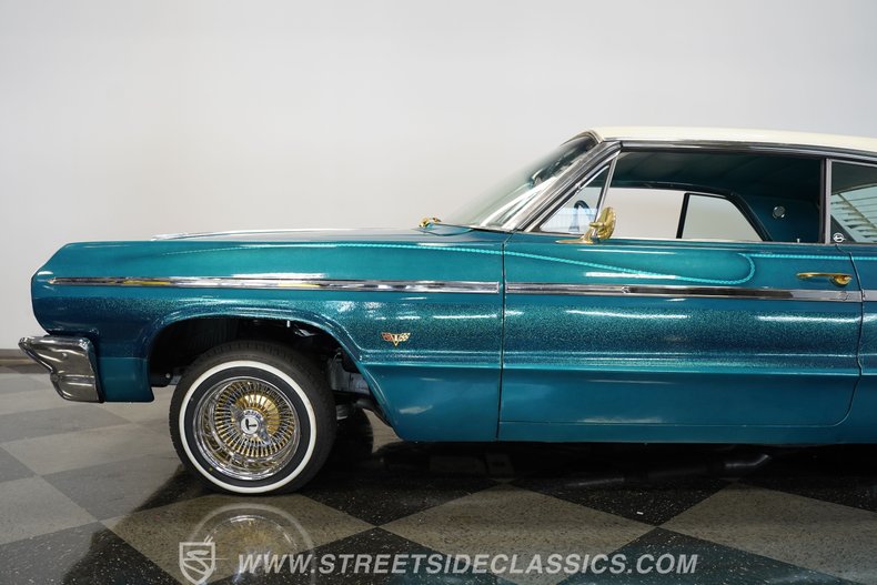 Chevrolet-Impala-1964-Teal-Green-metallic-Green-23