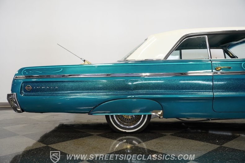 Chevrolet-Impala-1964-Teal-Green-metallic-Green-26