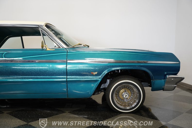 Chevrolet-Impala-1964-Teal-Green-metallic-Green-27