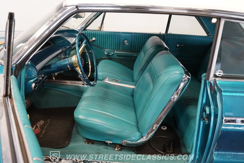 Chevrolet-Impala-1964-Teal-Green-metallic-Green-34
