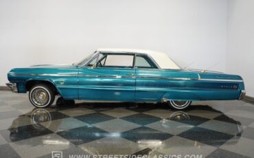Chevrolet-Impala-1964-Teal-Green-metallic-Green