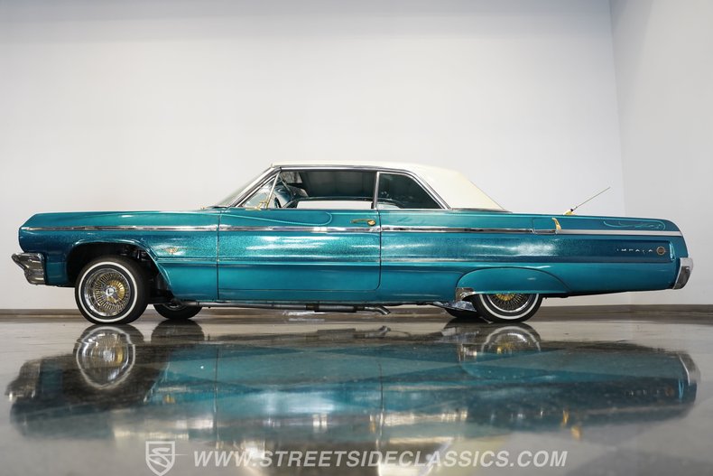 Chevrolet-Impala-1964-Teal-Green-metallic-Green-48