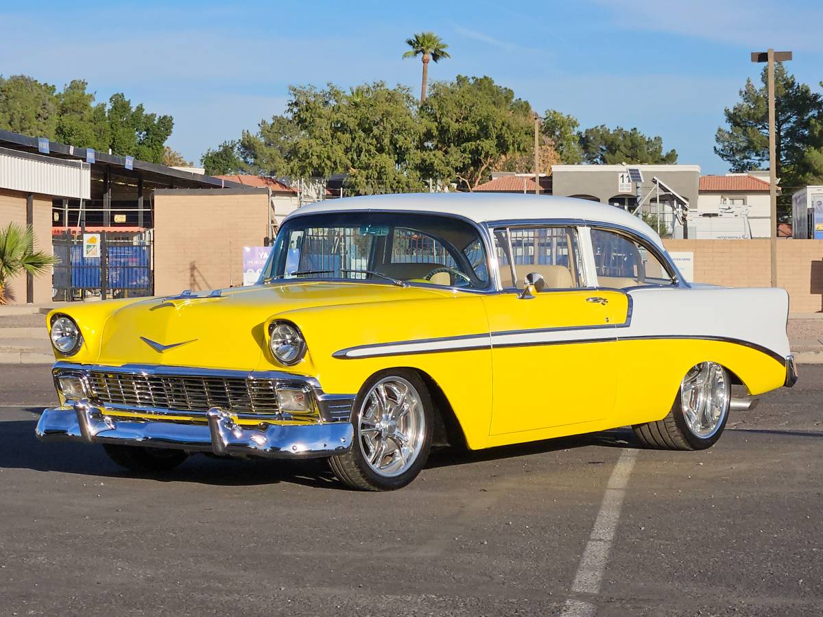 Chevrolet-bel-air-1956-yellow-16