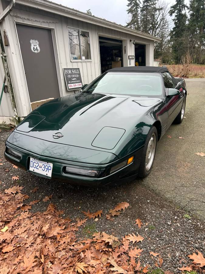Chevrolet-corvette-1993-green-1