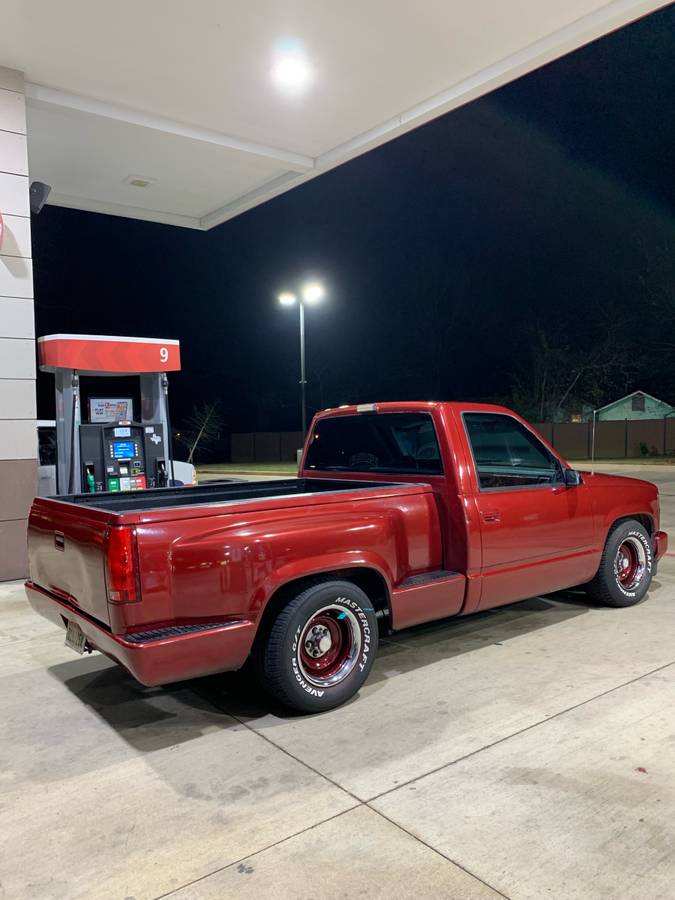 Chevrolet-silverado-1990-red-1