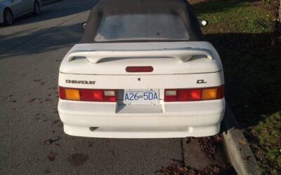 Chevrolet sprint convertible 1990