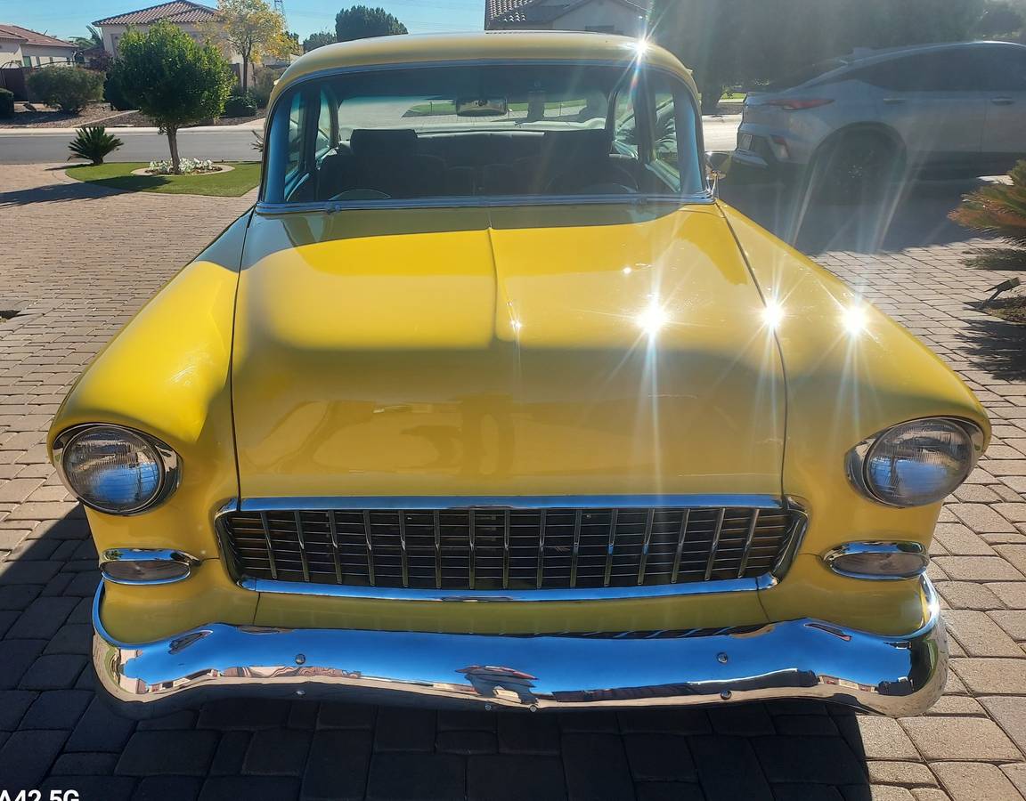 Chevy-bel-air-1955-yellow-3