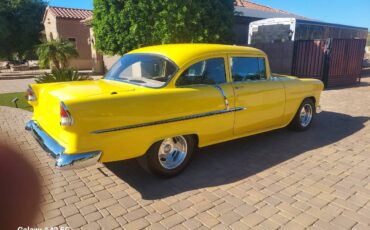 Chevy-bel-air-1955-yellow