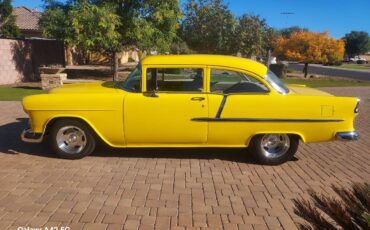 Chevy-bel-air-1955-yellow-5