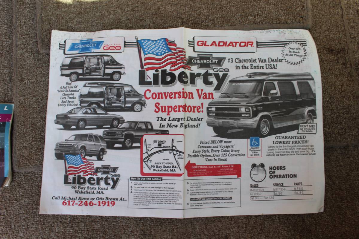 Chevy-g20-conversion-van-34ton-1995-green-18