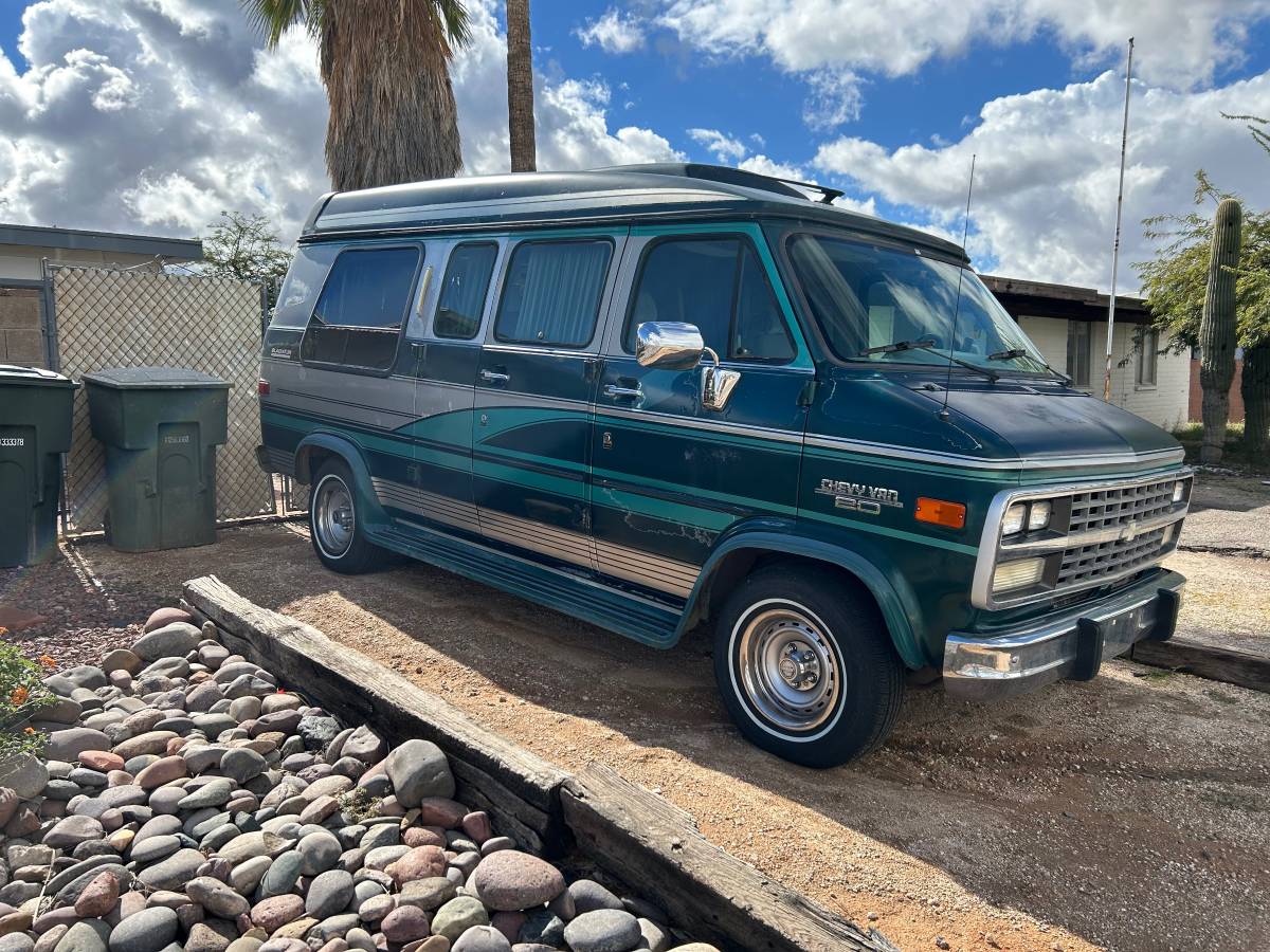 Chevy-g20-sport-van-1994-green-1