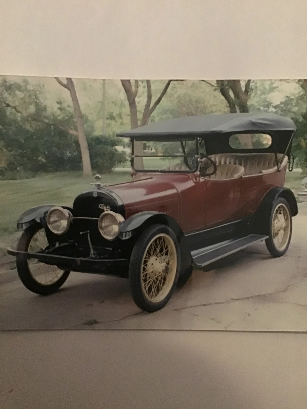 Cole-All-models-1915-Maroon-Tan