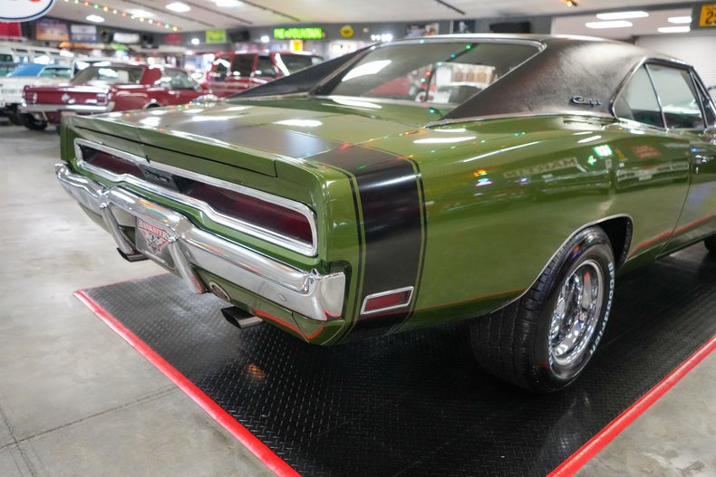 Dodge-Charger-1970-Green-Green-14