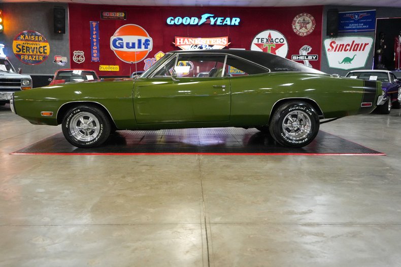 Dodge-Charger-1970-Green-Green-16