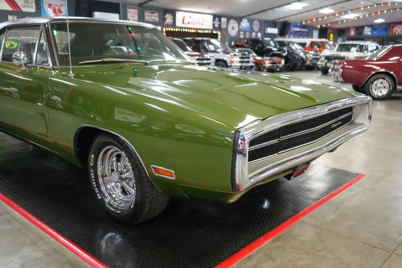 Dodge-Charger-1970-Green-Green-17