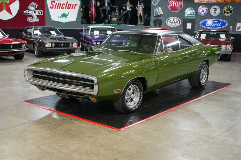 Dodge-Charger-1970-Green-Green-22