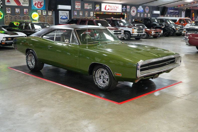 Dodge-Charger-1970-Green-Green-28