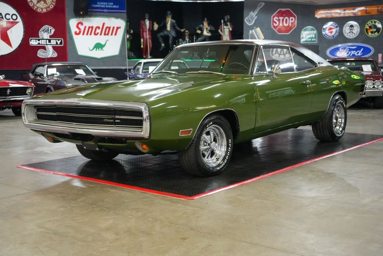 Dodge-Charger-1970-Green-Green-33