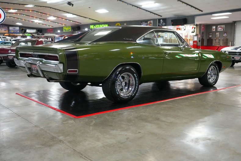 Dodge-Charger-1970-Green-Green-35