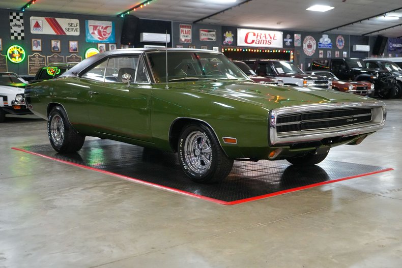 Dodge-Charger-1970-Green-Green-37