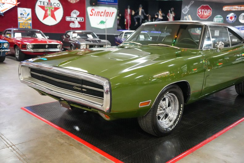 Dodge-Charger-1970-Green-Green-39