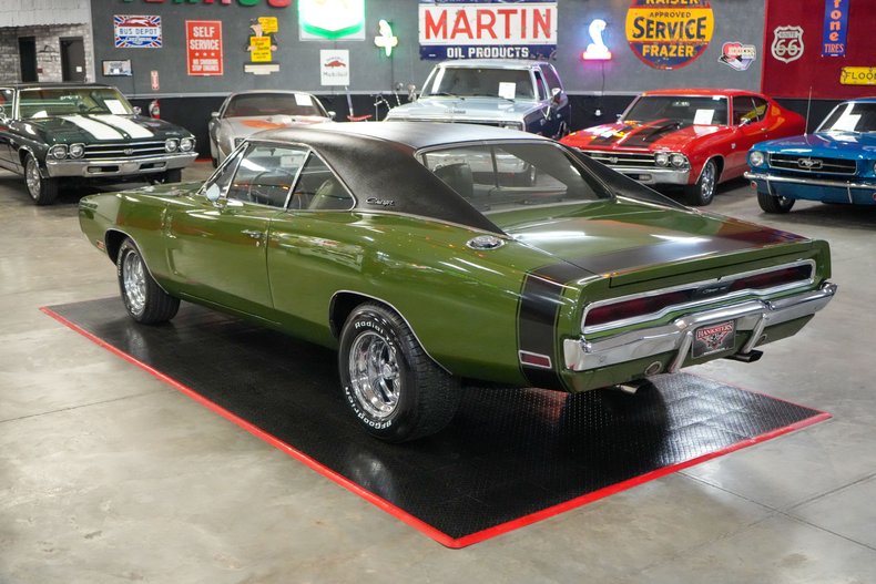 Dodge-Charger-1970-Green-Green-4