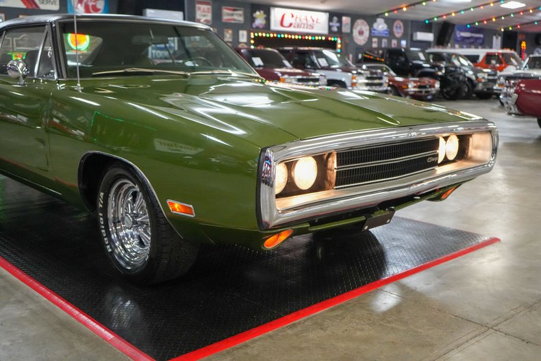 Dodge-Charger-1970-Green-Green-43