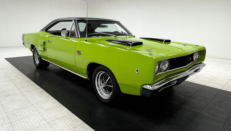 Dodge-Coronet-1968-Sublime-Green-Black-4