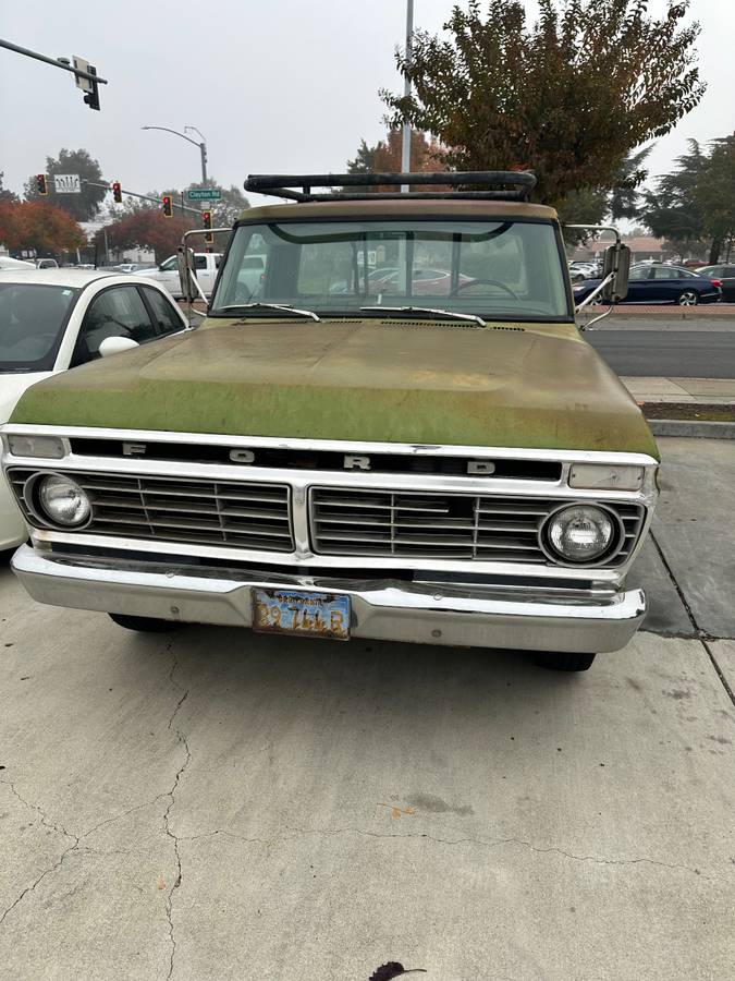 Fird-f250-1973-green