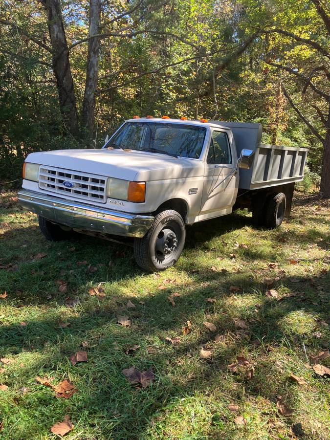 Ford-450-superduty-dump-truck-diesel-1988-white-2
