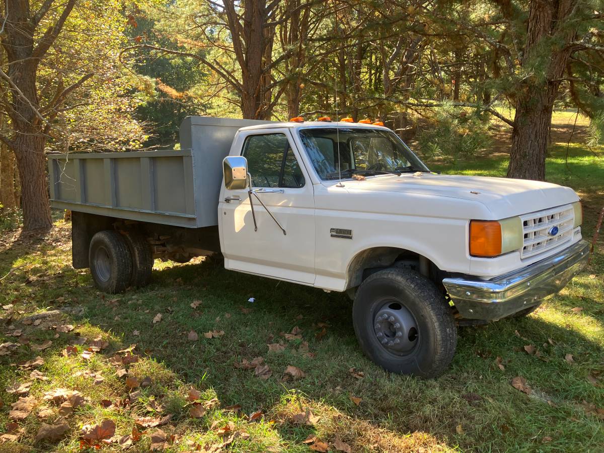 Ford-450-superduty-dump-truck-diesel-1988-white