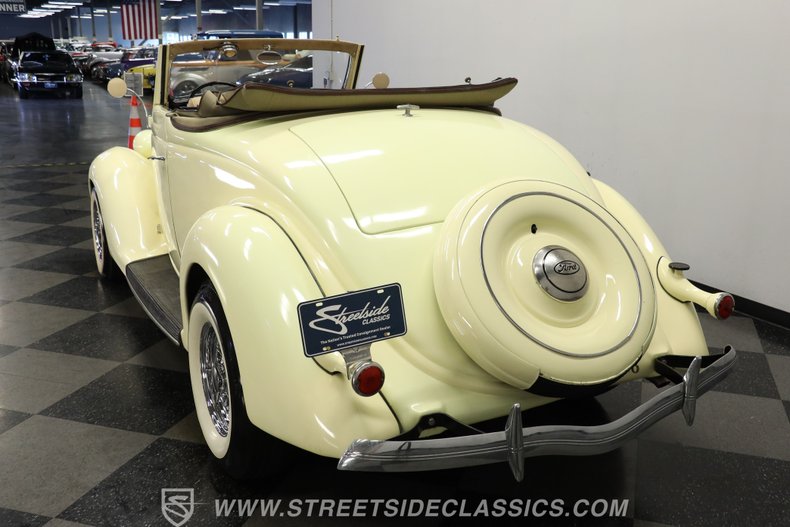 Ford-Cabriolet-1936-Yellow-Tan-10
