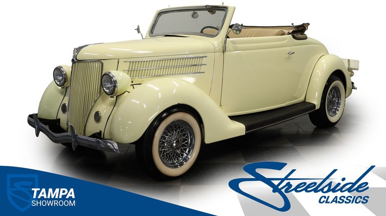 Ford-Cabriolet-1936-Yellow-Tan-11