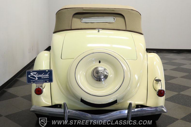 Ford-Cabriolet-1936-Yellow-Tan-12