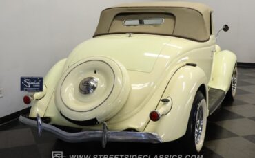 Ford-Cabriolet-1936-Yellow-Tan-13