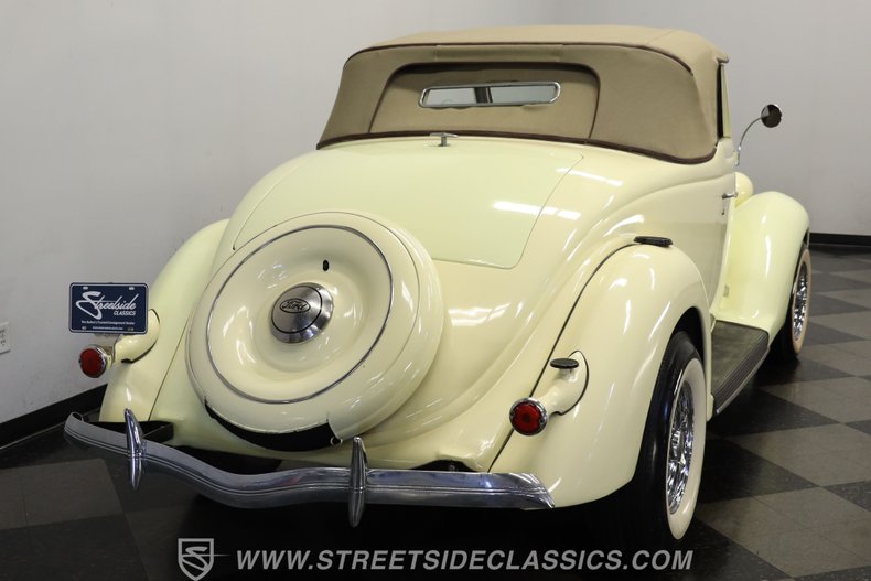 Ford-Cabriolet-1936-Yellow-Tan-13