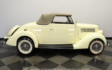 Ford-Cabriolet-1936-Yellow-Tan-14