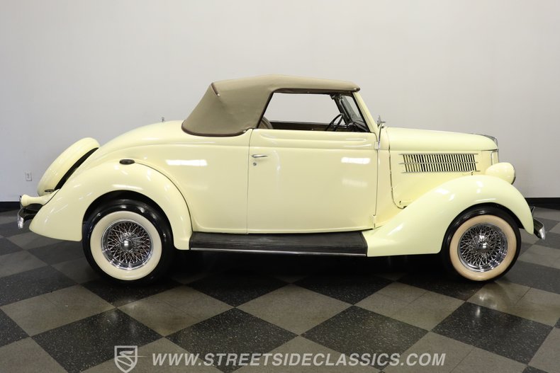Ford-Cabriolet-1936-Yellow-Tan-14